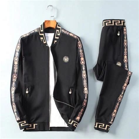 mens versace joggers|versace tracksuit men's sale.